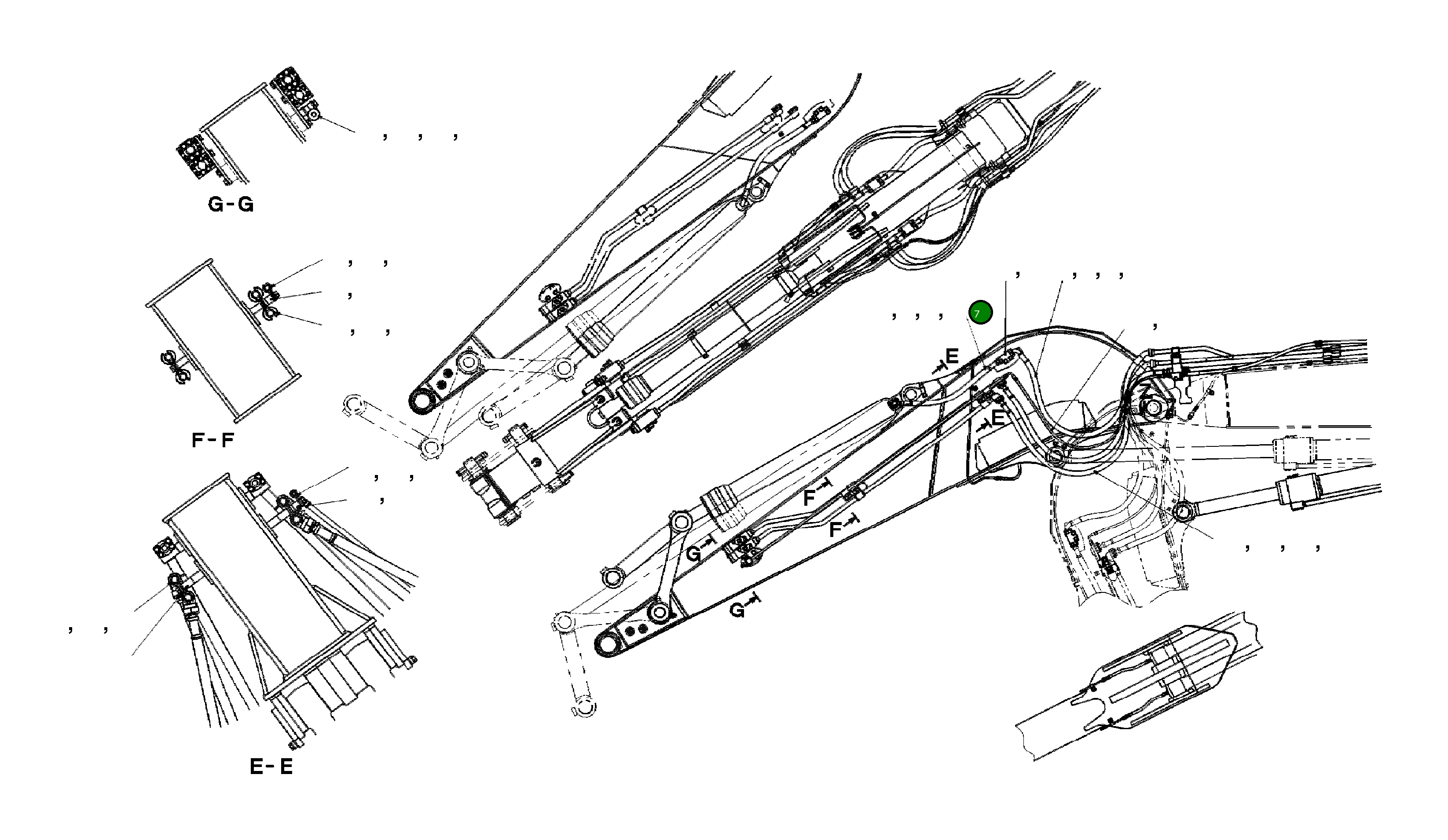 Шланг 07073-20608 Komatsu