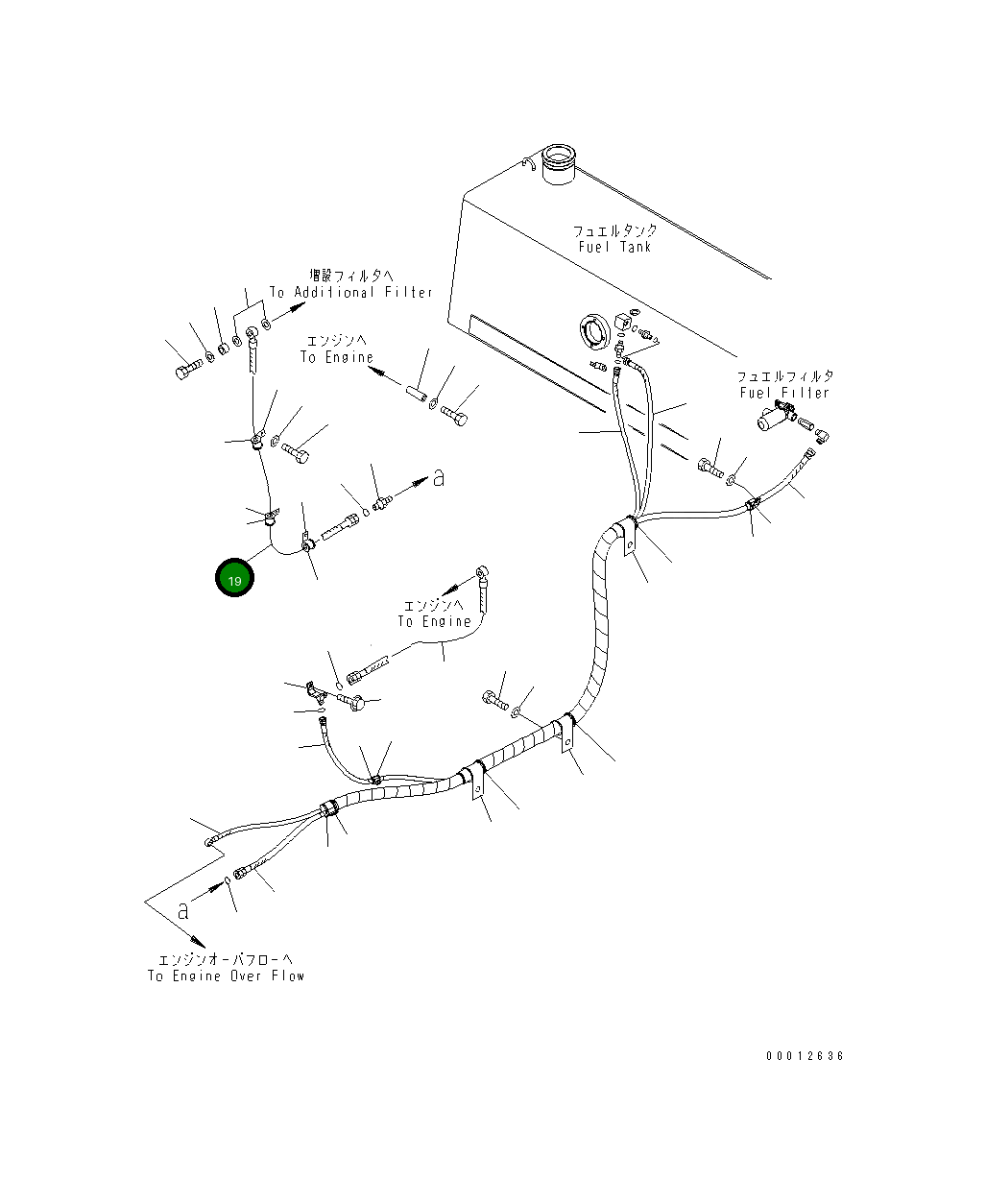 Шланг 154-04-71351 Komatsu
