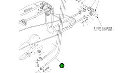 Шланг 07099-01424 Komatsu