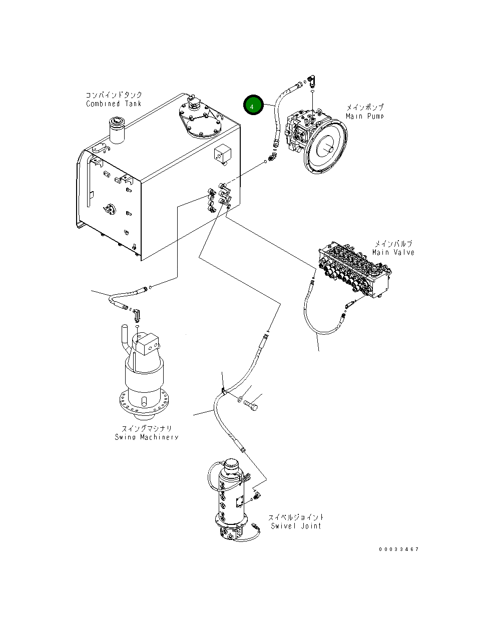 Шланг 02760-00606 Komatsu
