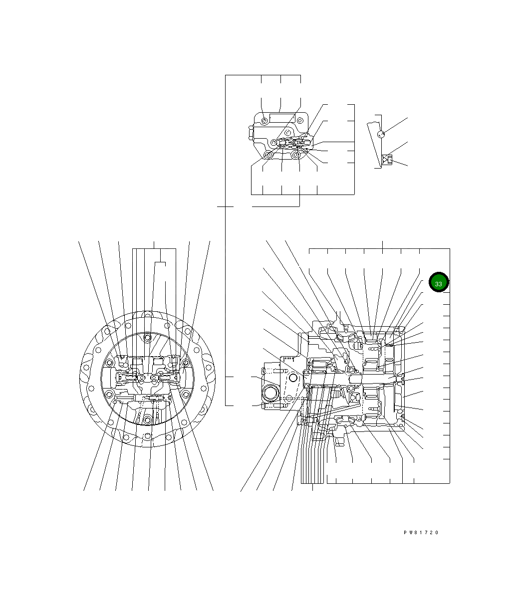 Шестерня YM172423-73400 Komatsu