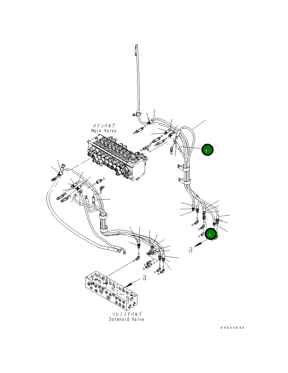 Шланг 20J-62-12610 Komatsu