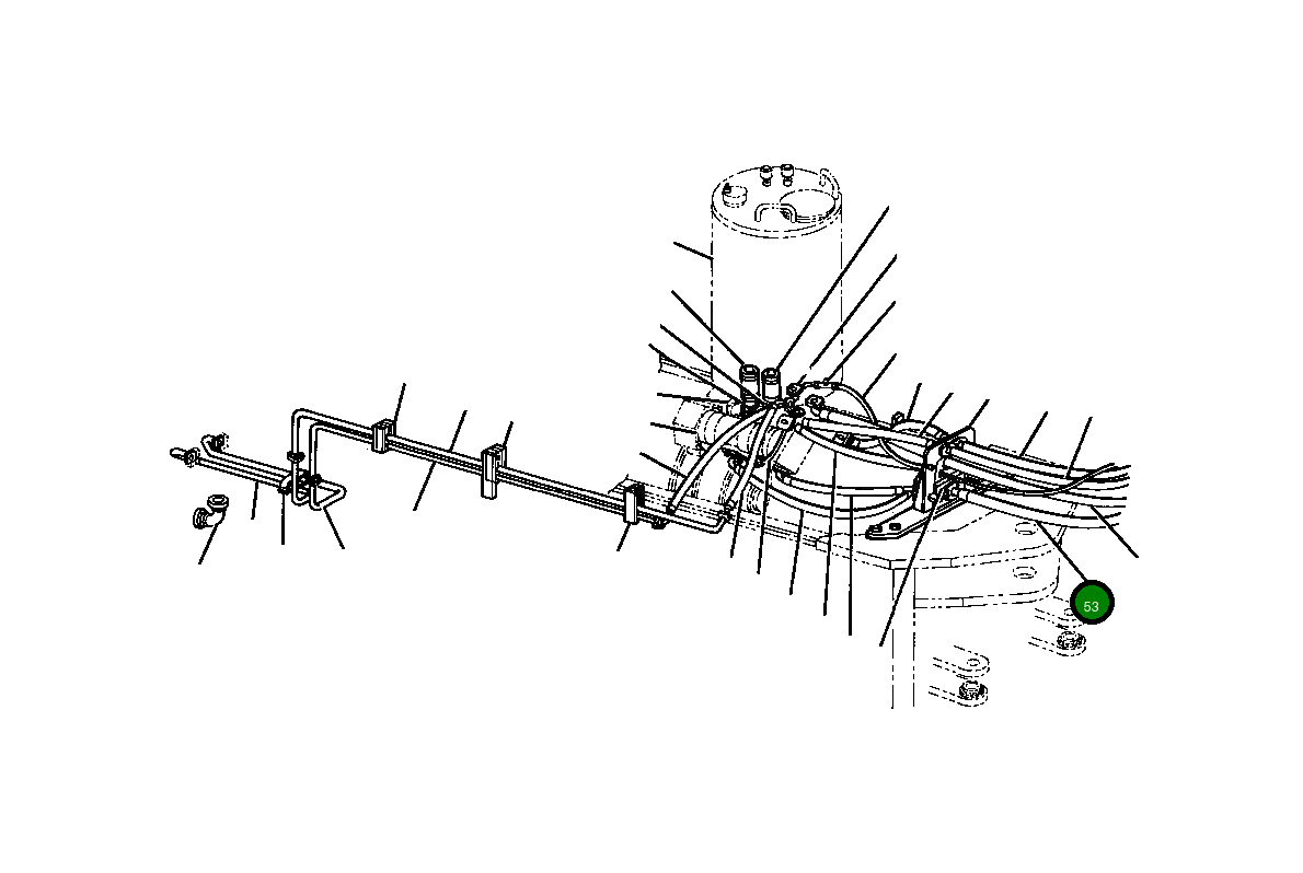 Шланг 1134 857 C2 Komatsu
