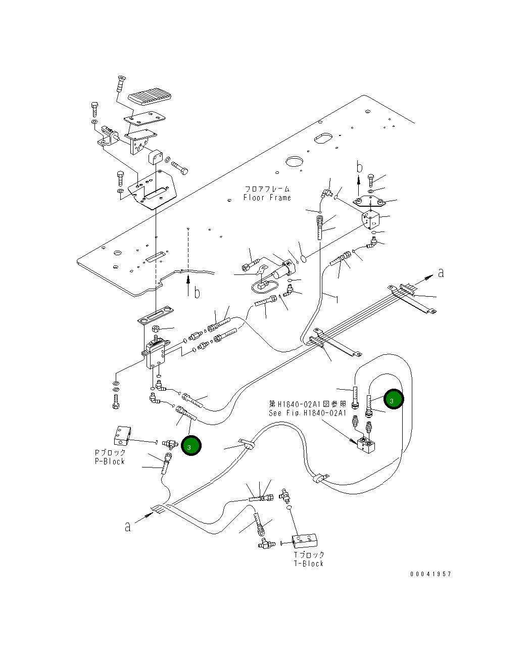 Шланг 207-62-KD890 Komatsu