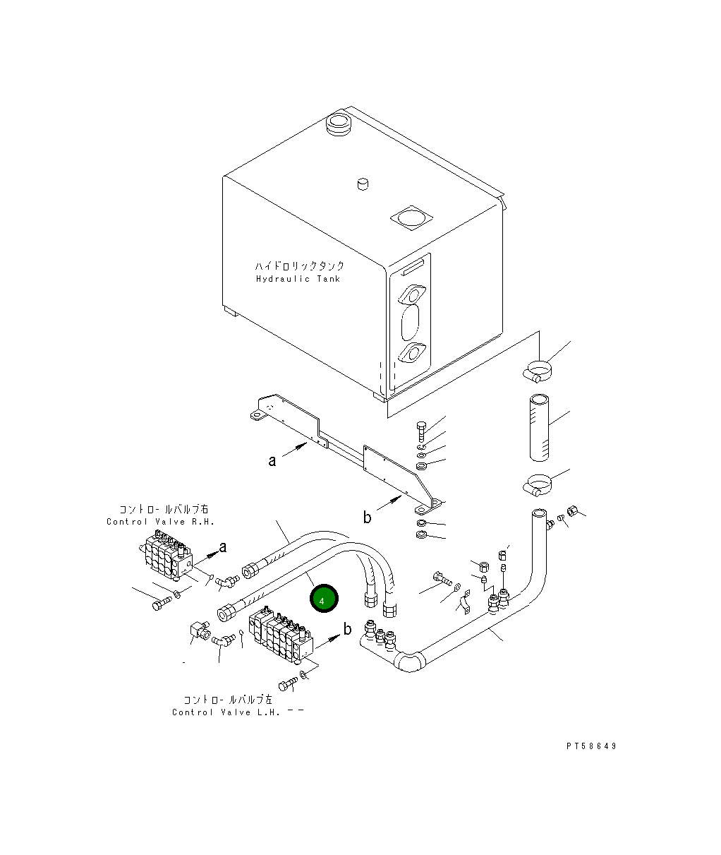 Шланг 07103-51010 Komatsu