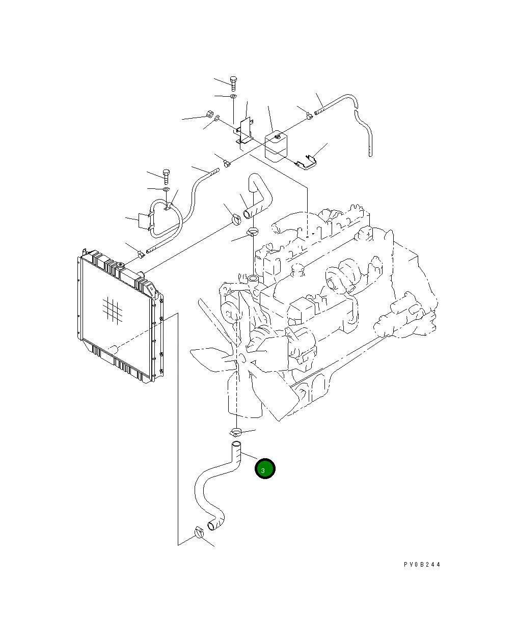 Шланг 14S-03-11580 Komatsu
