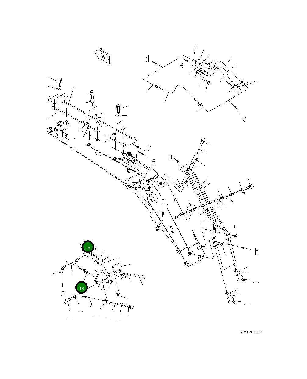 Шланг 07083-01011 Komatsu