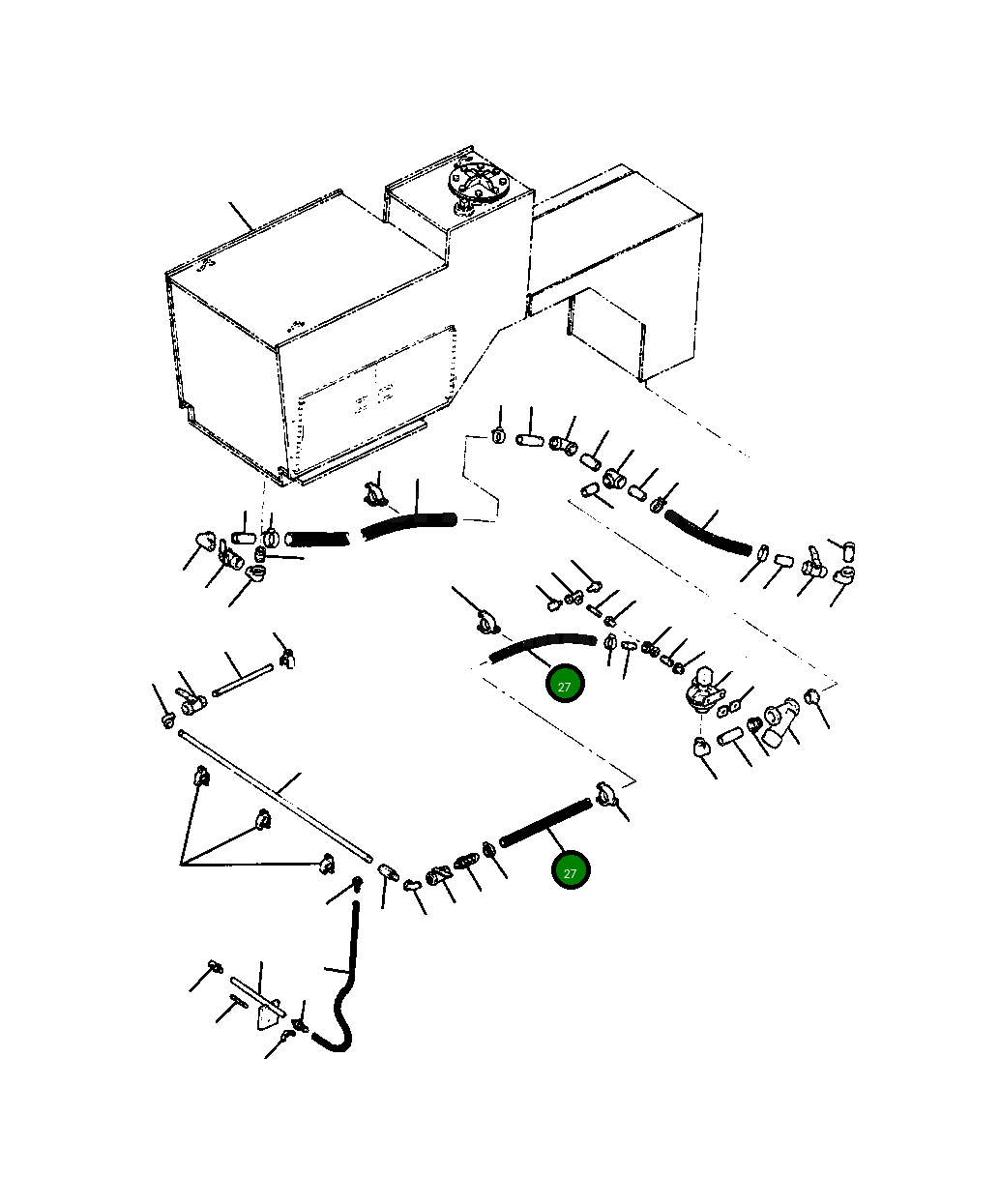 Шланг 1220 042 H1 Komatsu
