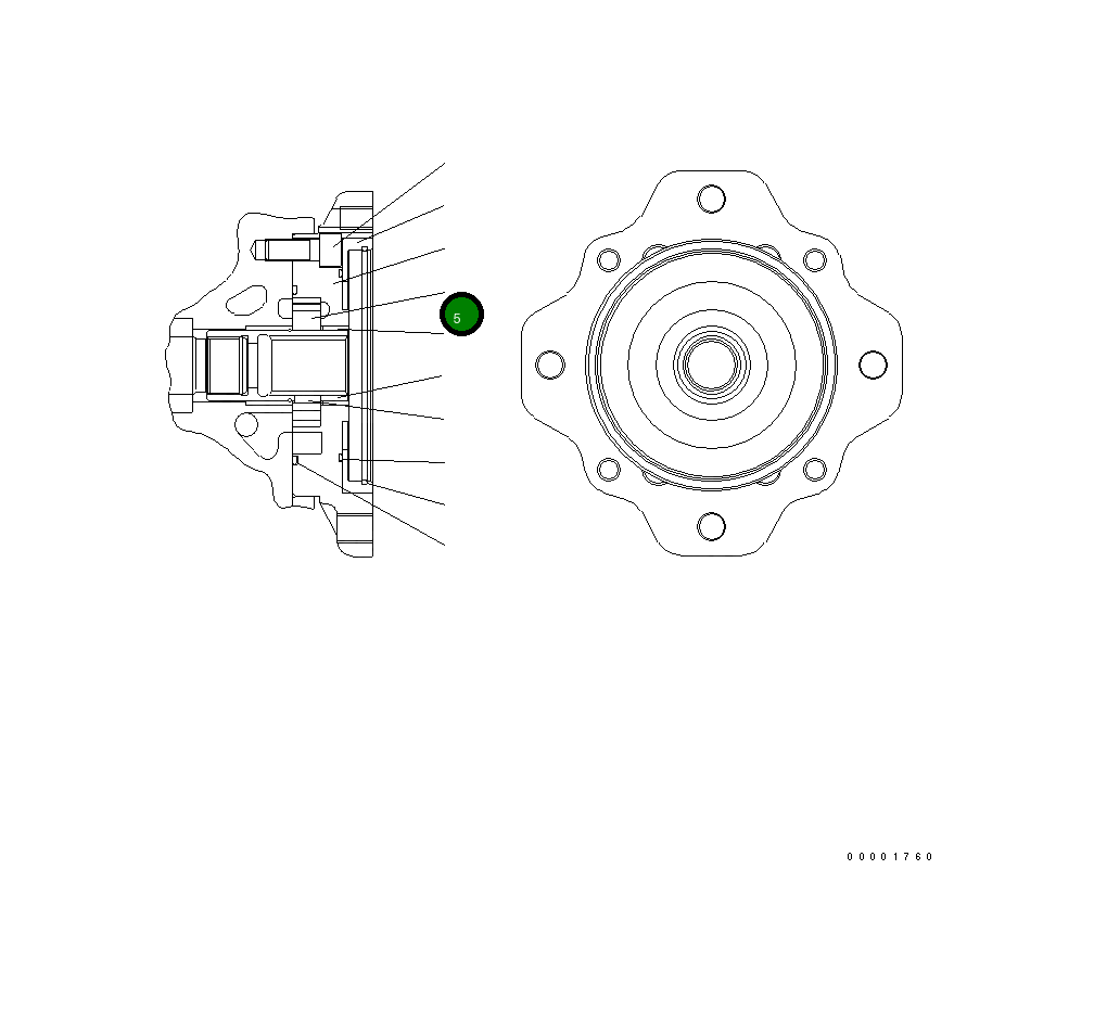 Шестерня UC1720062589 Komatsu