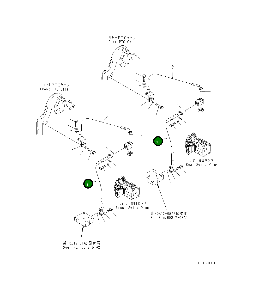 Шланг 07073-11216 Komatsu