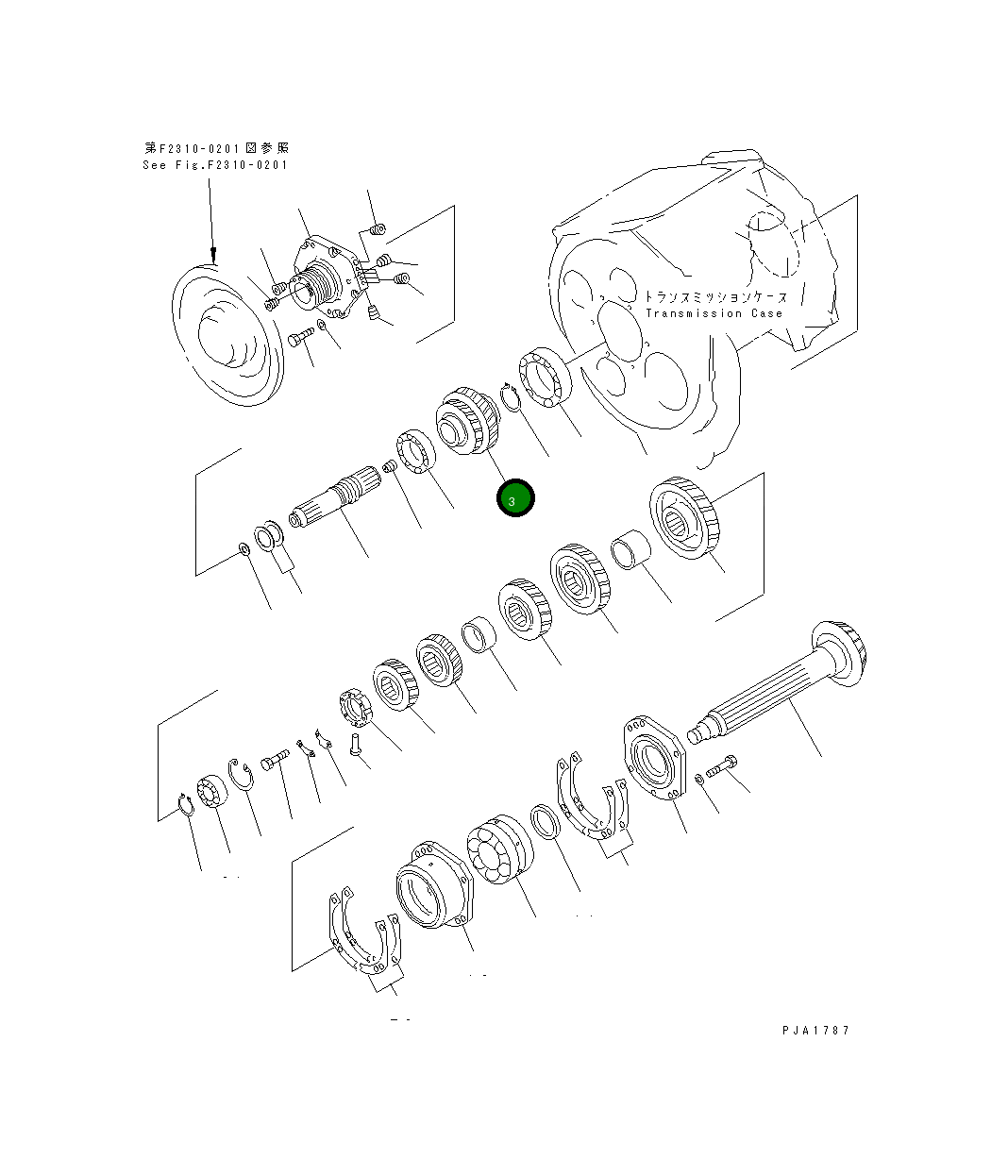 Шестерня 14X-14-12172 Komatsu