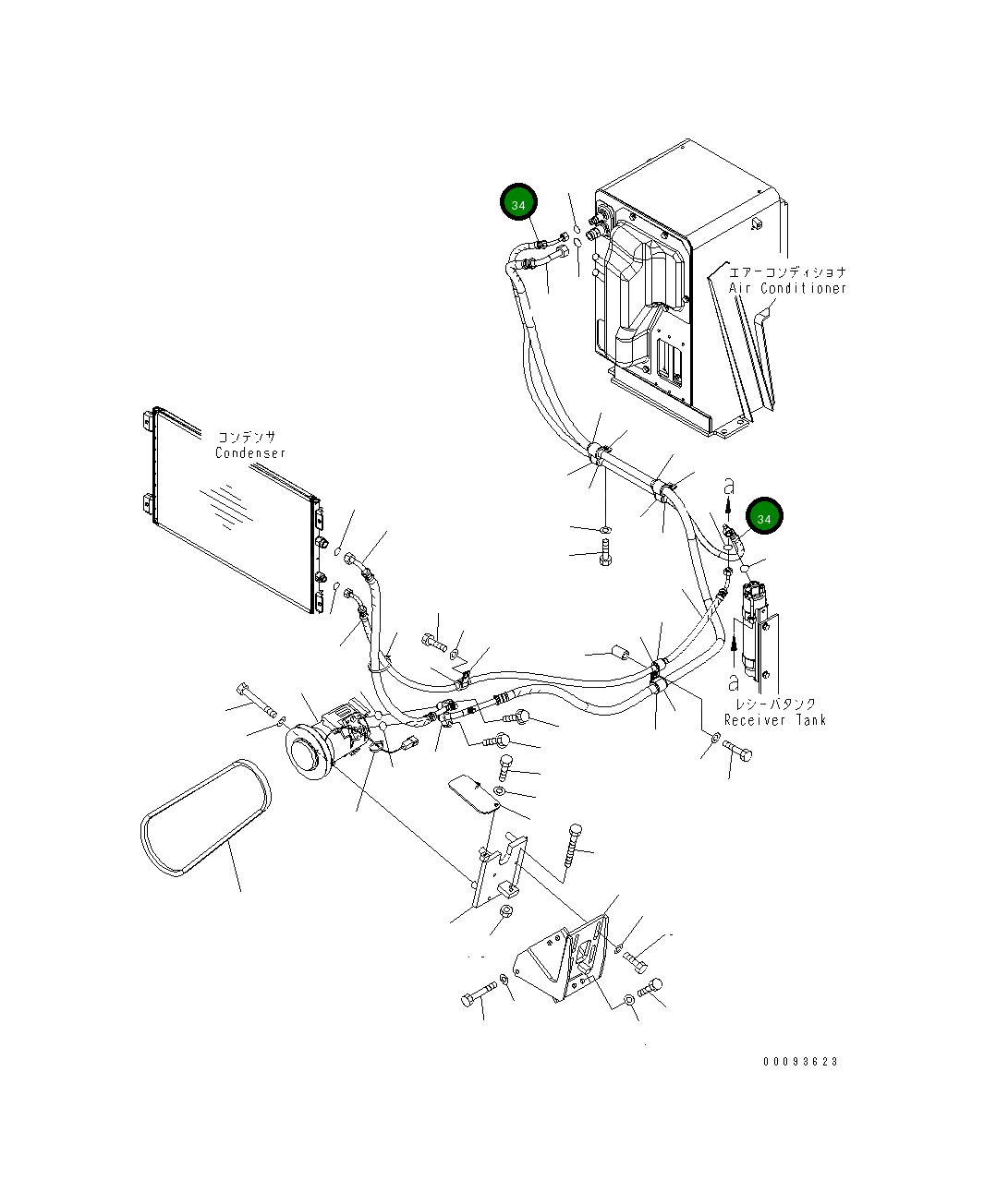 Шланг 154-911-7411 Komatsu