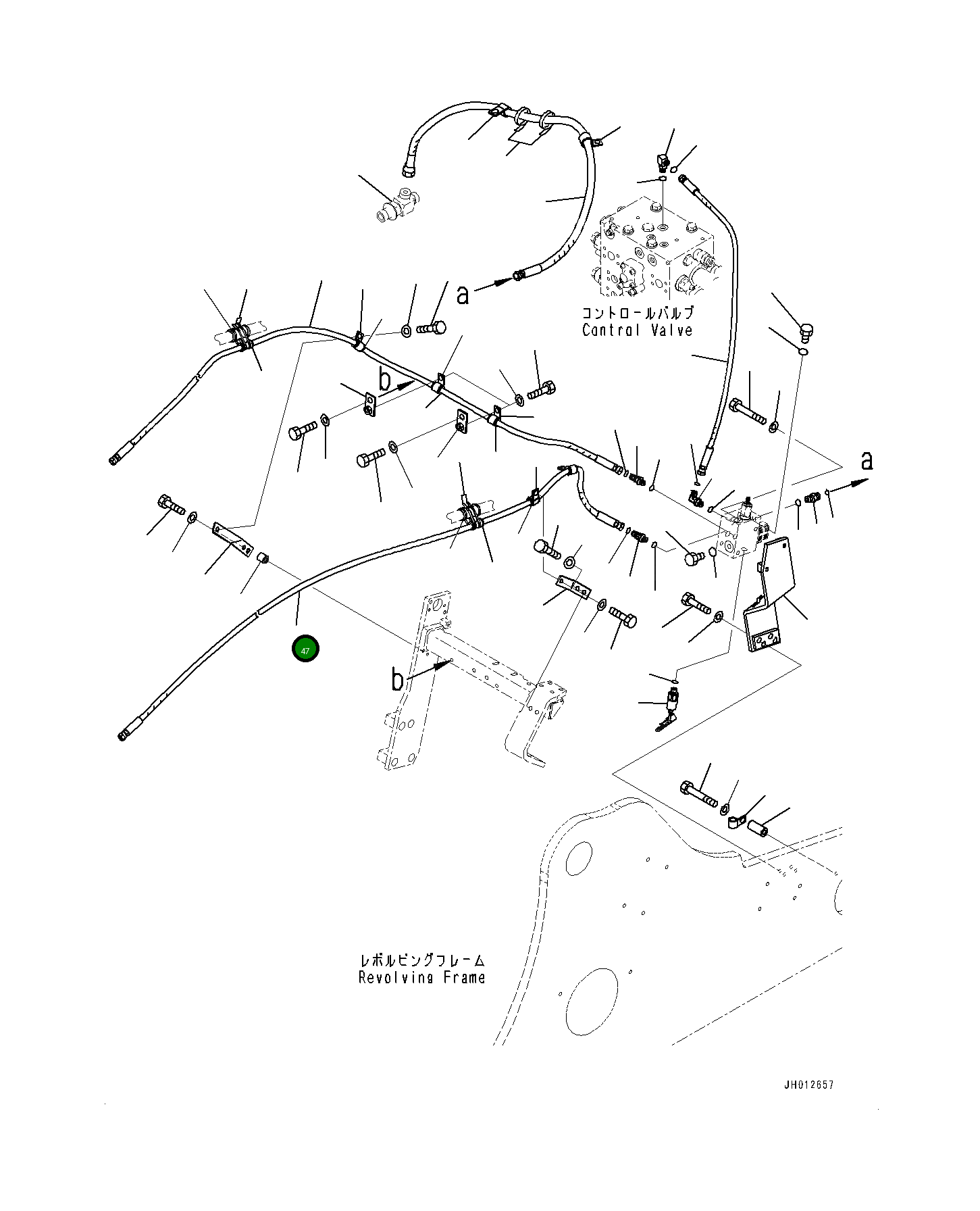 Шланг 20Y-62-54450 Komatsu