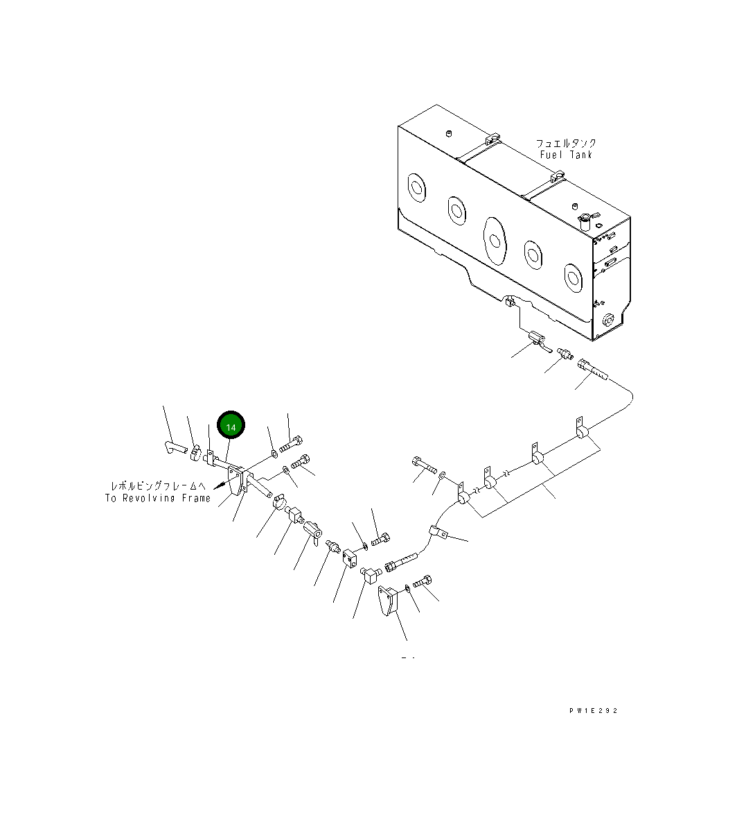 Шланг 07260-21462 Komatsu