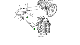 Шланг 20Y-62-44420 Komatsu
