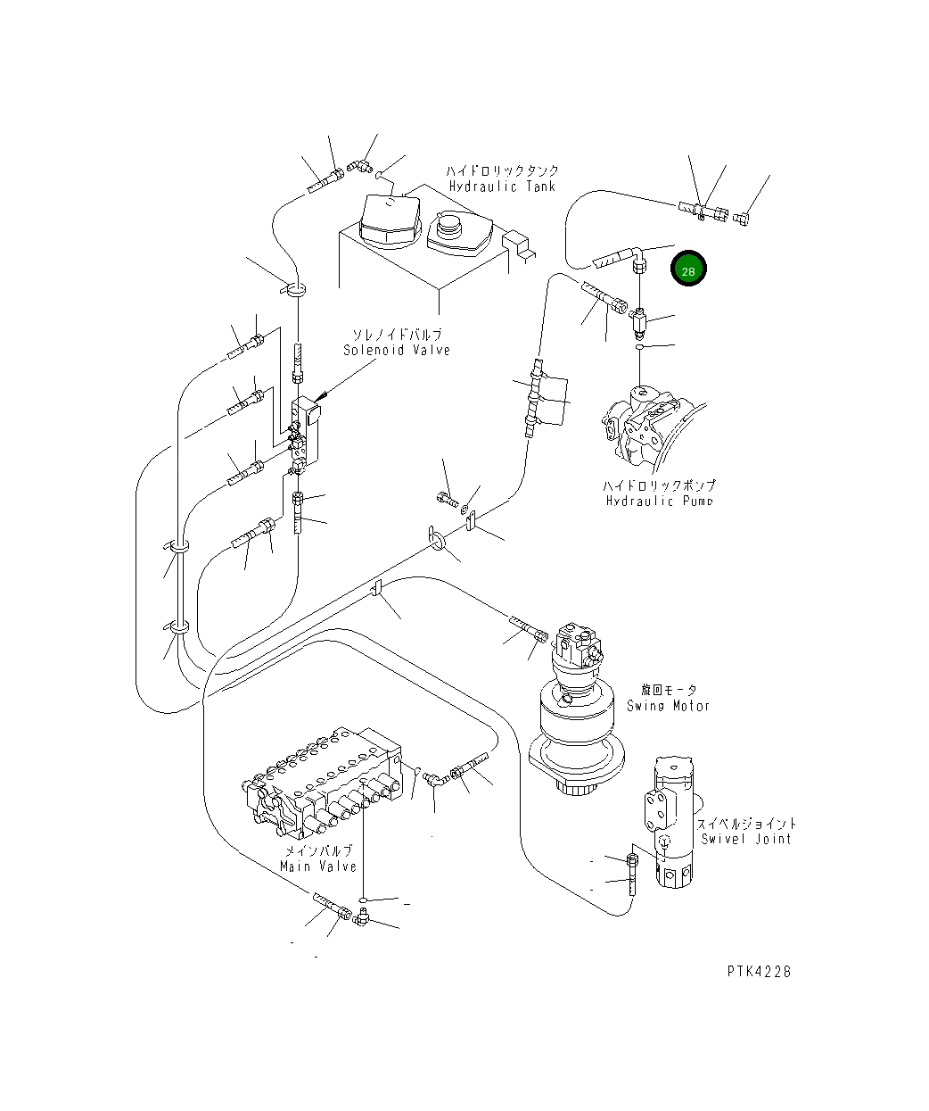 Шланг 203-62-65270 Komatsu