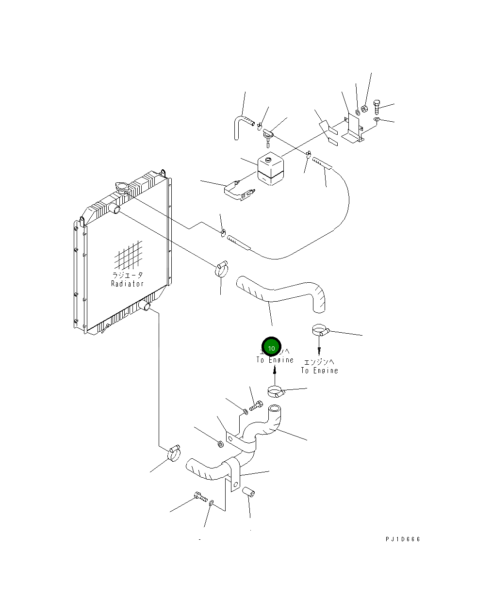 Шланг 207-03-61171 Komatsu