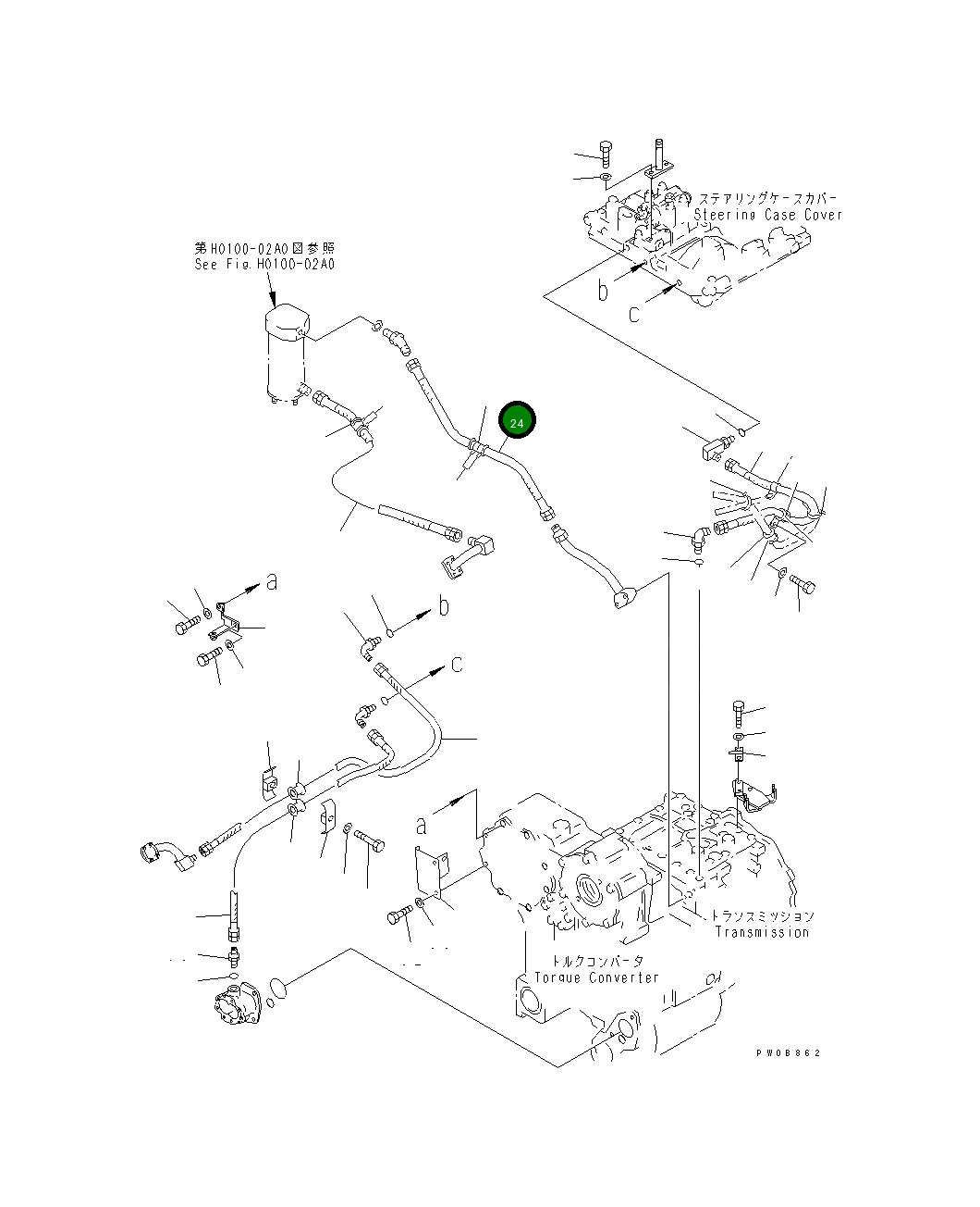 Шланг 14X-49-21570 Komatsu