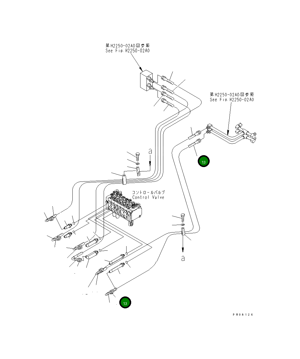 Шланг 12G-X54-2140 Komatsu