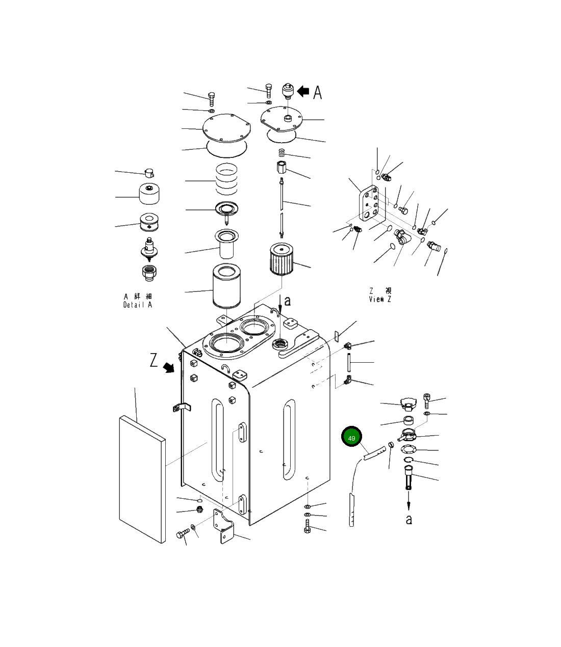 Шланг 207-60-41210 Komatsu