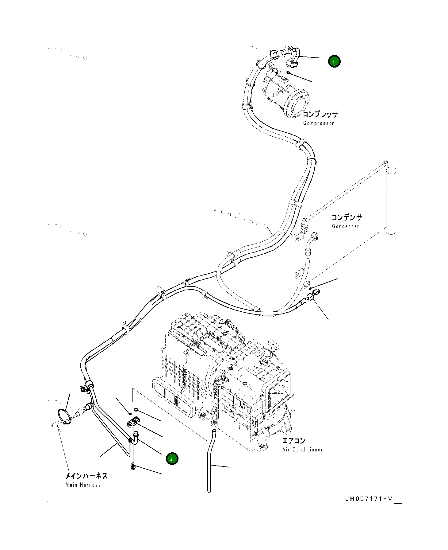 Шланг 20Y8101720 Komatsu