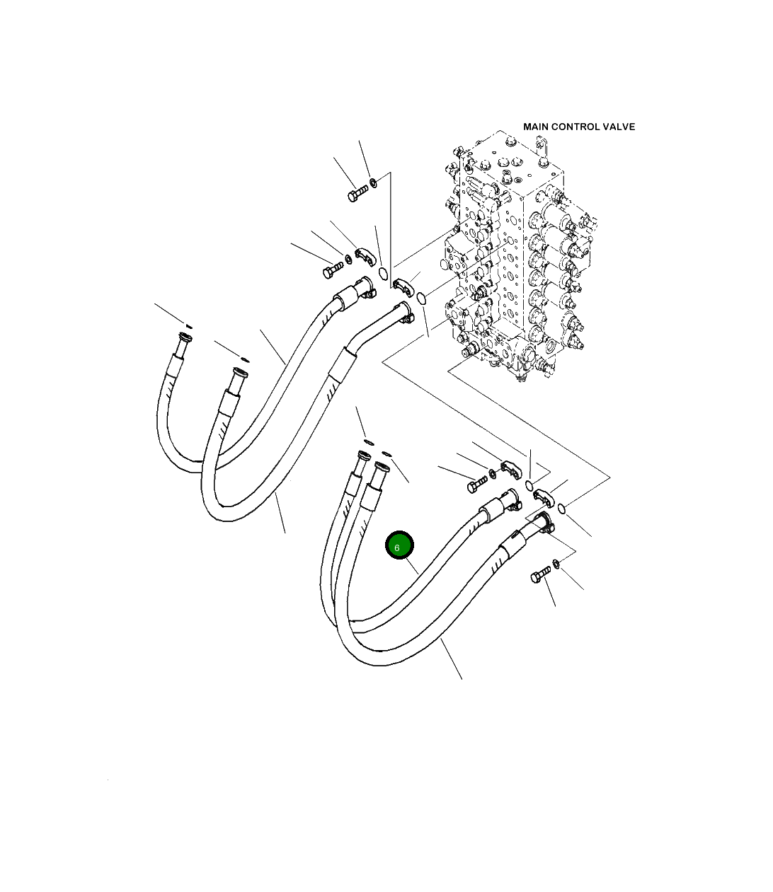 Шланг 206-62-32241 Komatsu