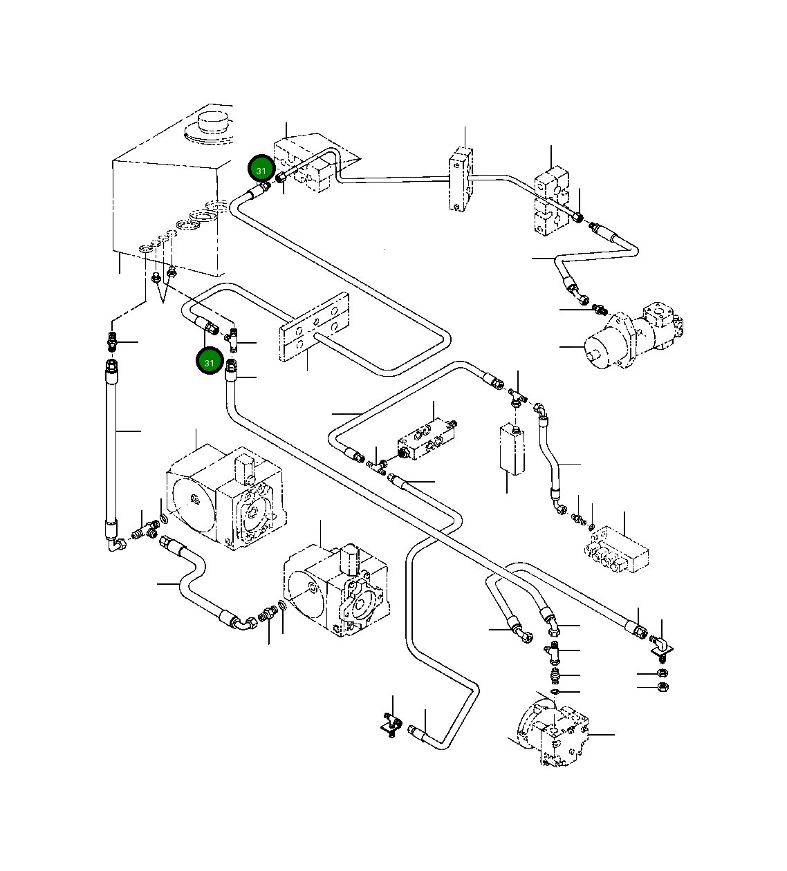 Шланг 1286 872 H1 Komatsu