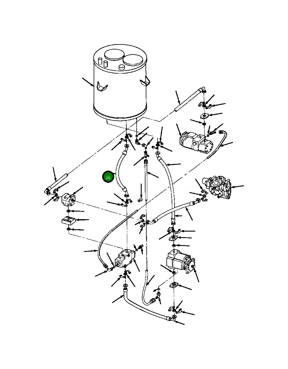 Шланг 1207 836 H1 Komatsu