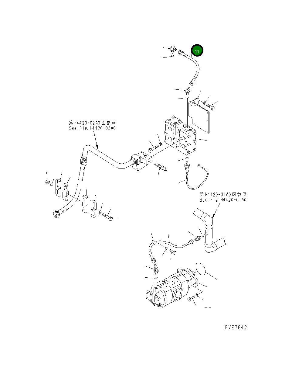Шланг 07096-00203 Komatsu