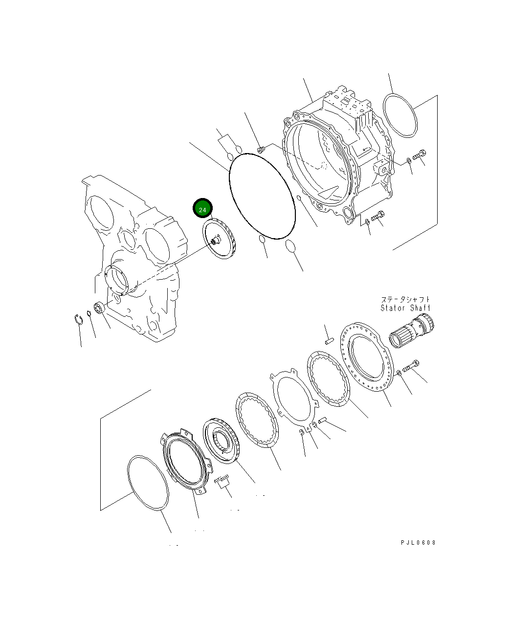 Шестерня 198-13-44510 Komatsu