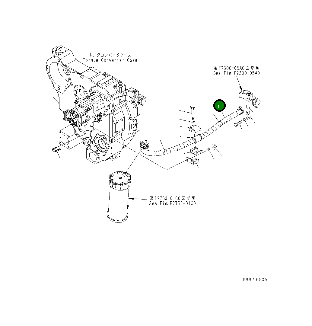 Шланг 154-49-75490 Komatsu