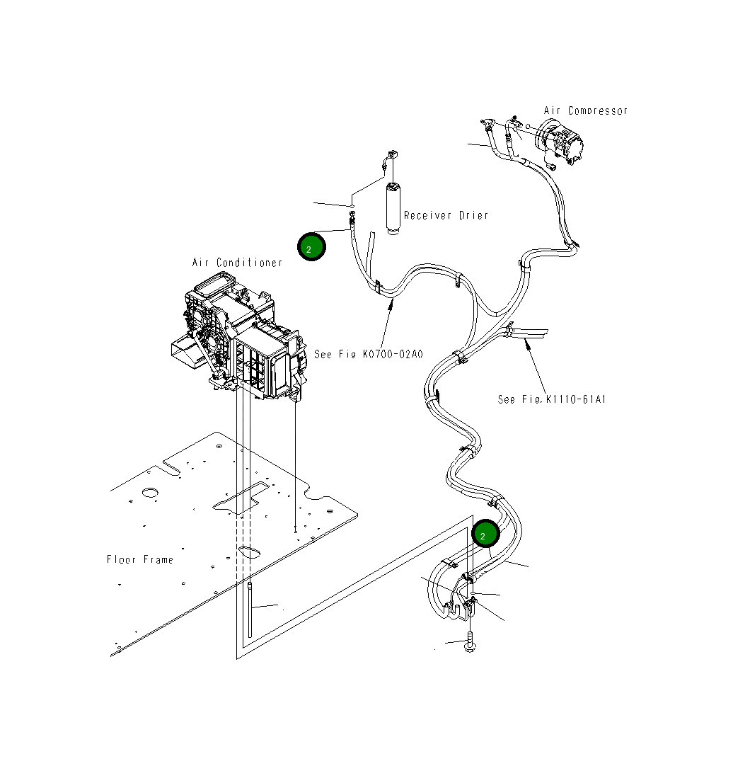 Шланг 208-81-01311 Komatsu