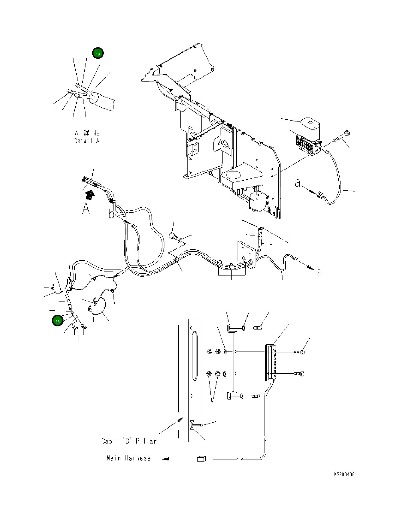 Шланг 20Y-62-K8910 Komatsu