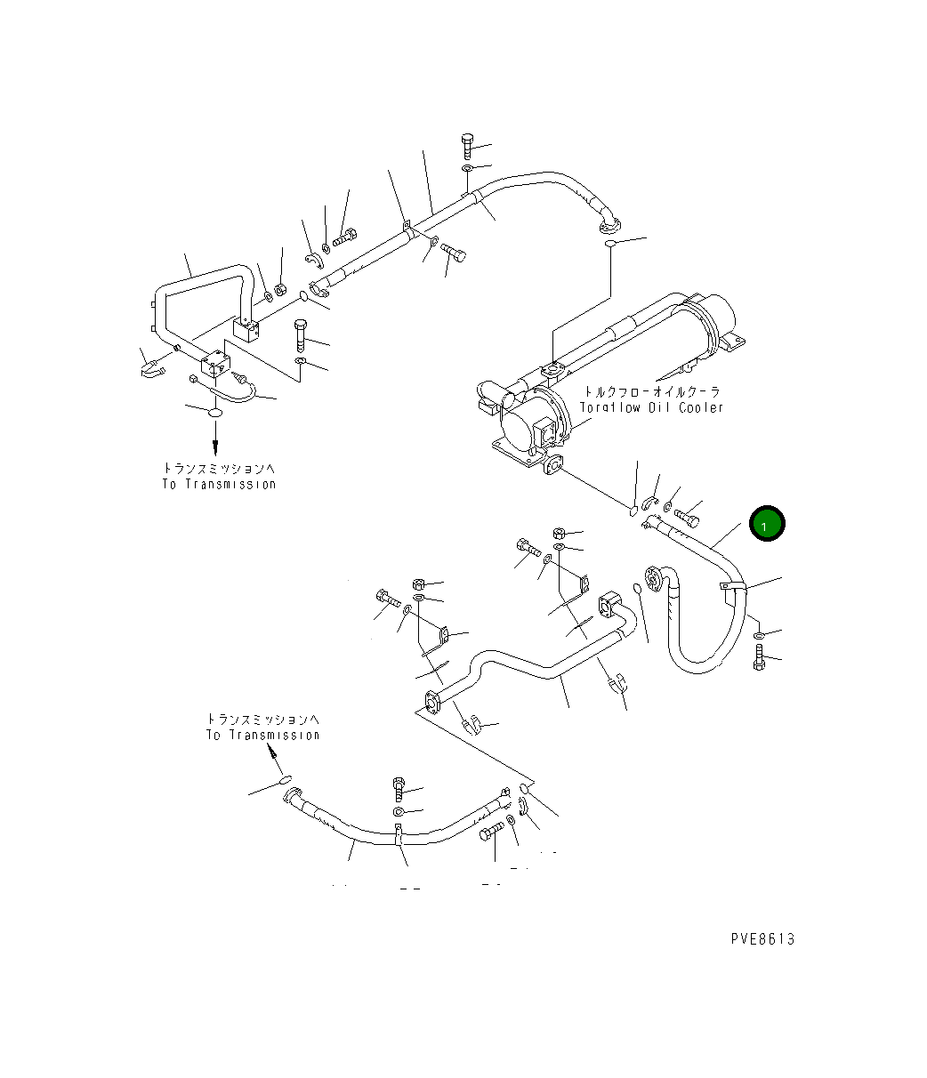 Шланг 07298-01412 Komatsu