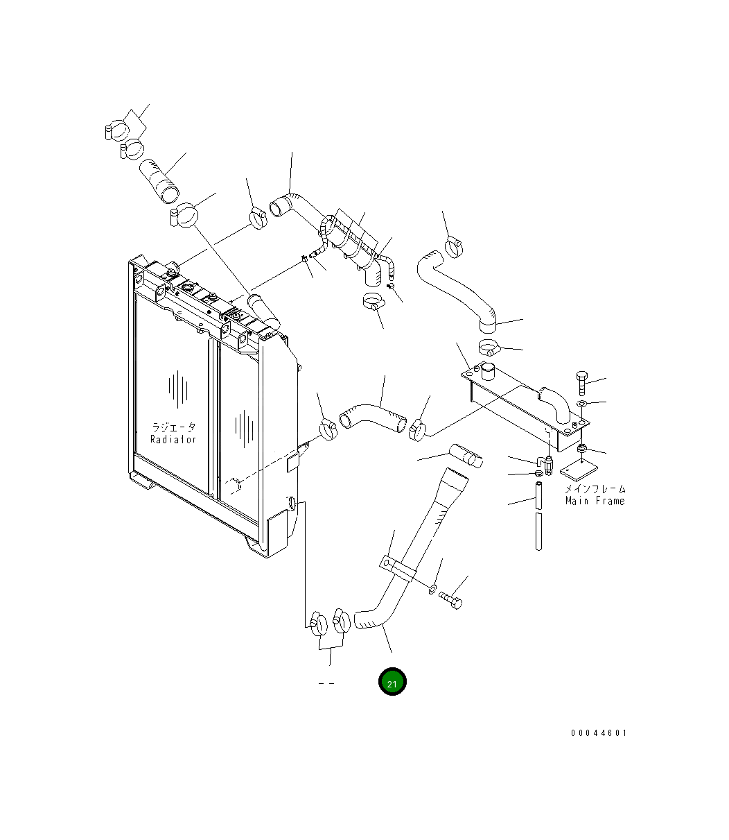 Шланг 14X-01-35551 Komatsu