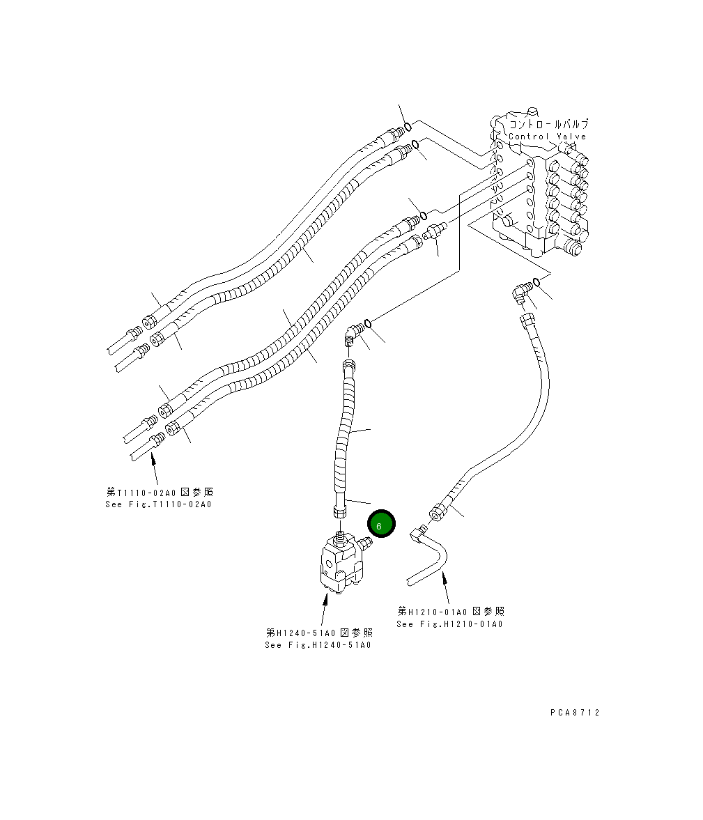 Шланг 203-62-61282 Komatsu