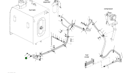 Шланг 07288-11014 Komatsu