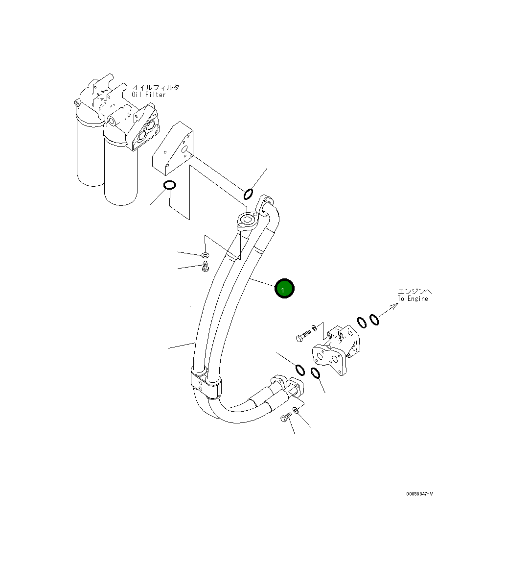 Шланг 209-01-41420 Komatsu
