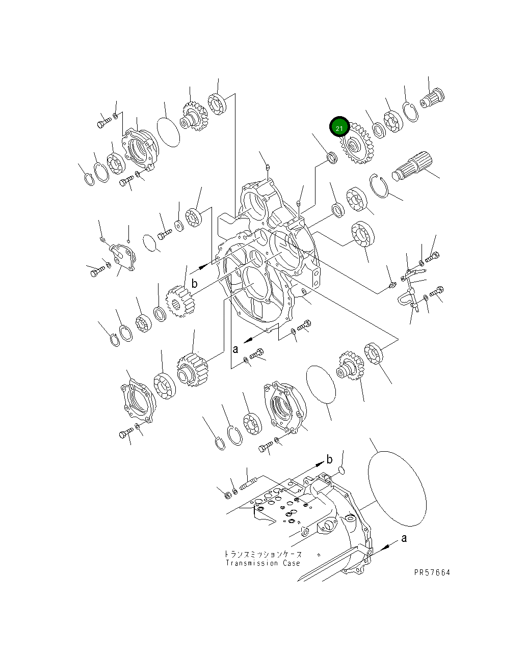 Шестерня 23B-15-18230 Komatsu