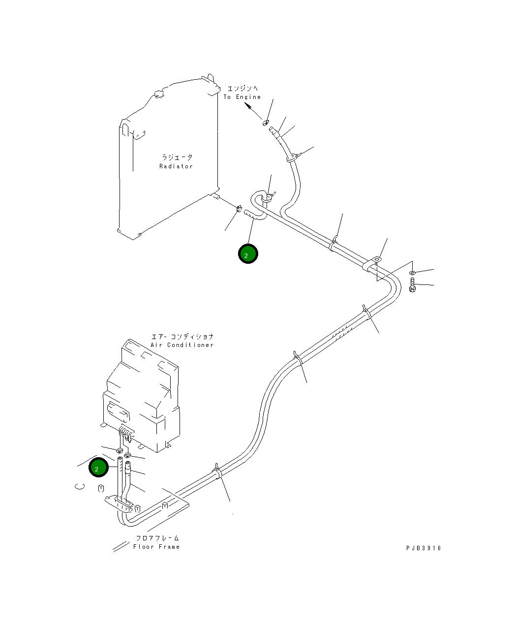Шланг 09483-00444 Komatsu