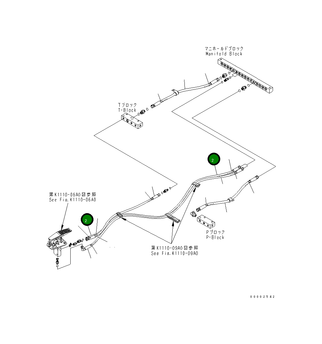 Шланг 20K-62-34980 Komatsu