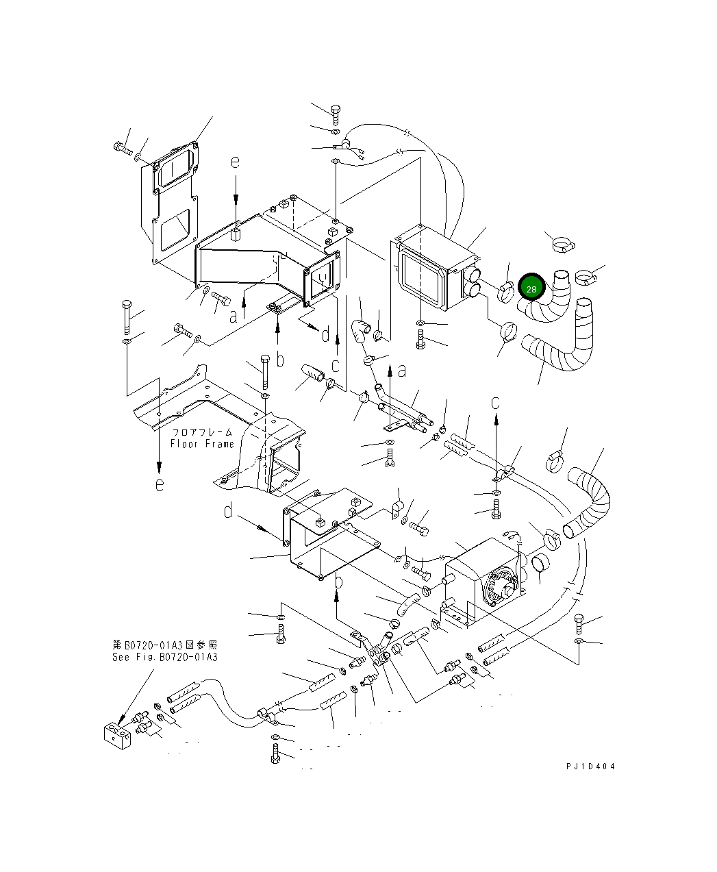Шланг 09485-06503 Komatsu
