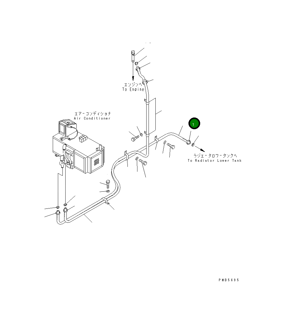 Шланг 09483-00527 Komatsu