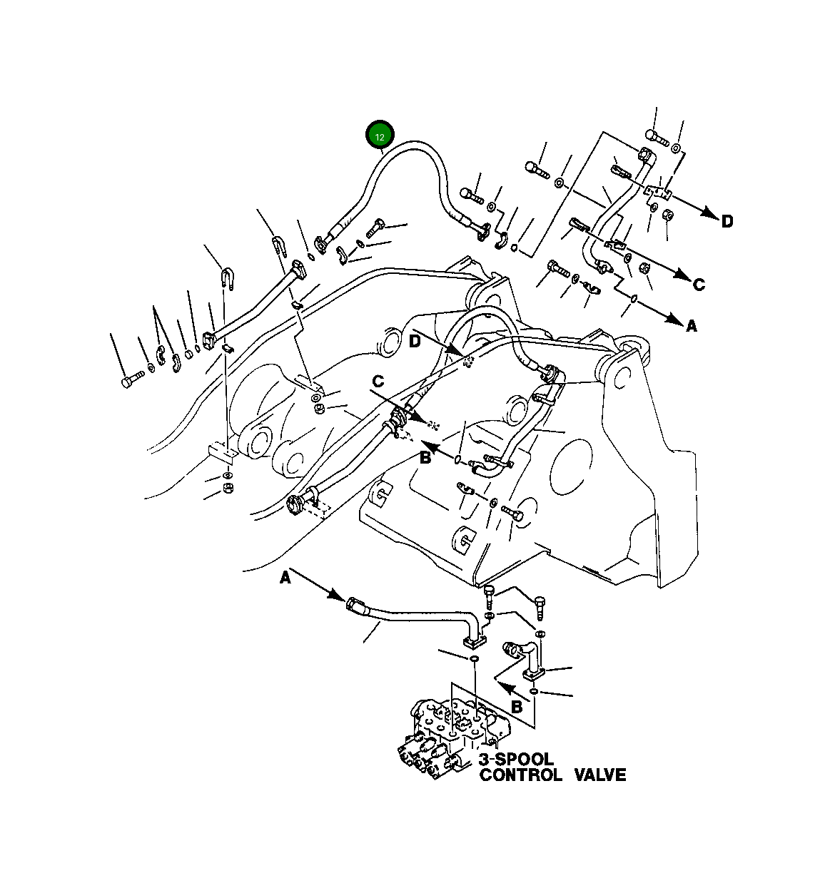Шланг 07215-01015 Komatsu