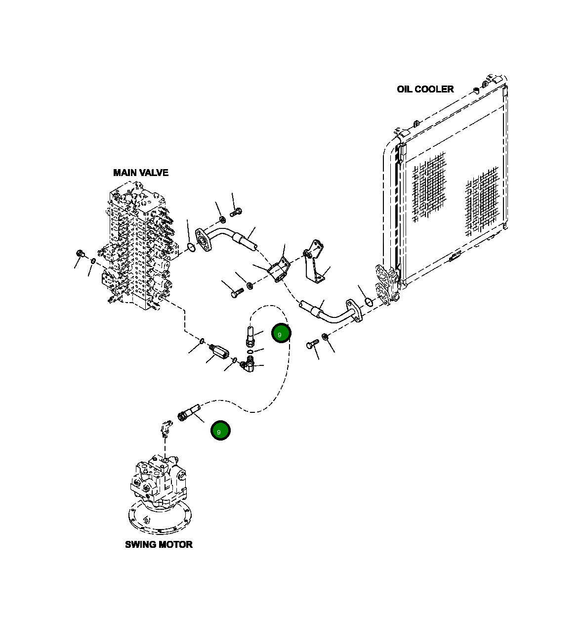 Шланг 206-62-A1770 Komatsu