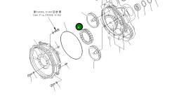 Шестерня 711-53-11343 Komatsu