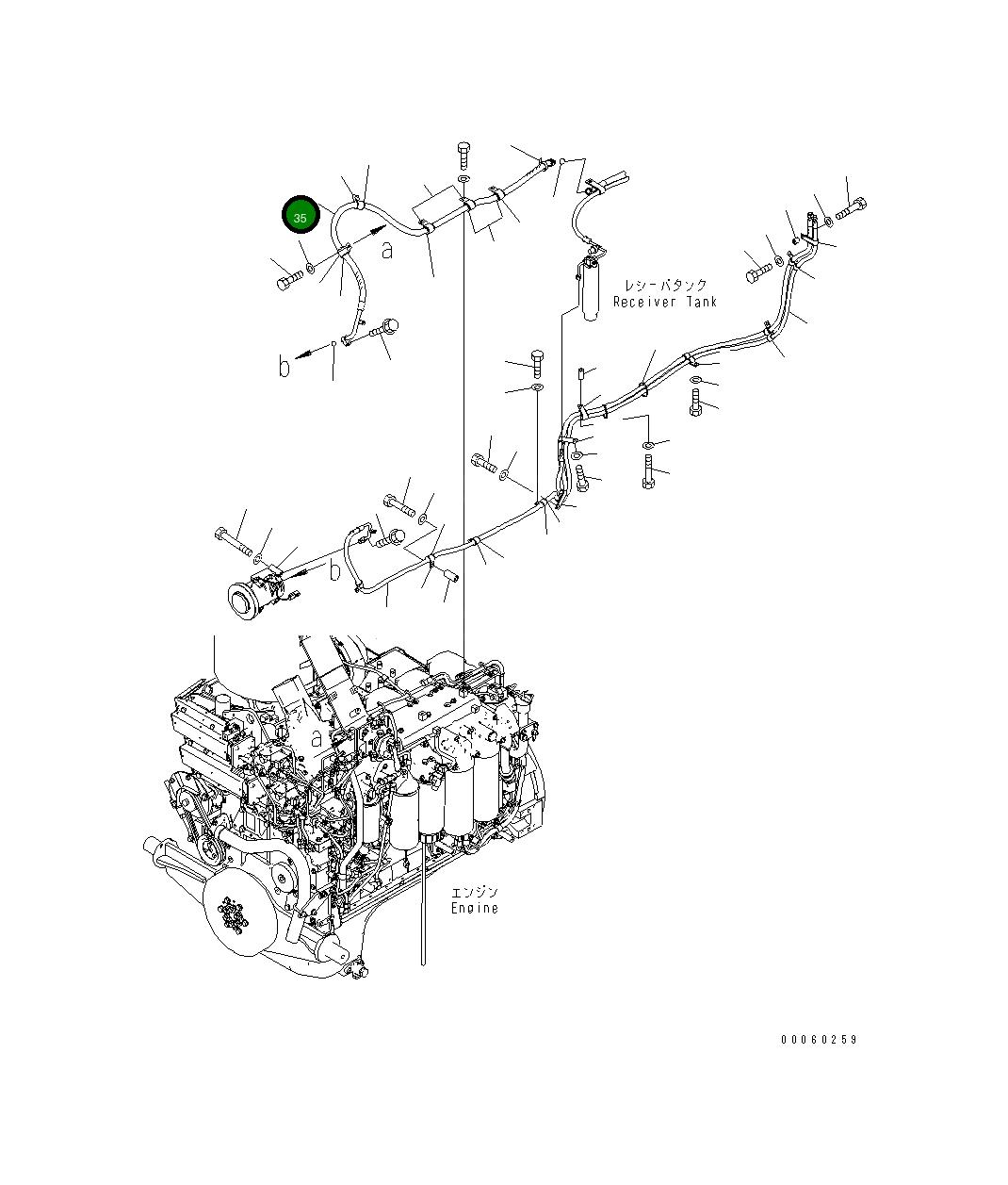 Шланг 17A-911-4341 Komatsu