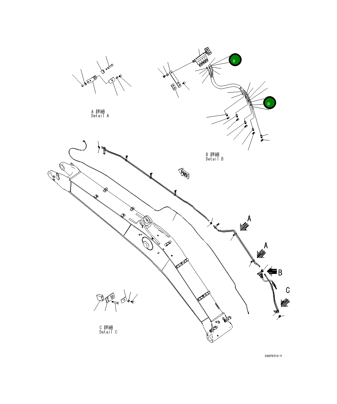 Шланг 208-70-K3140 Komatsu