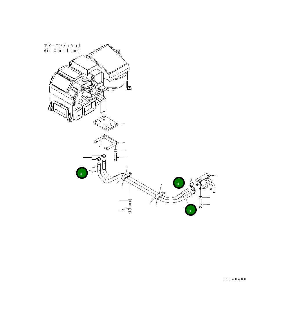 Шланг 09483-10412 Komatsu