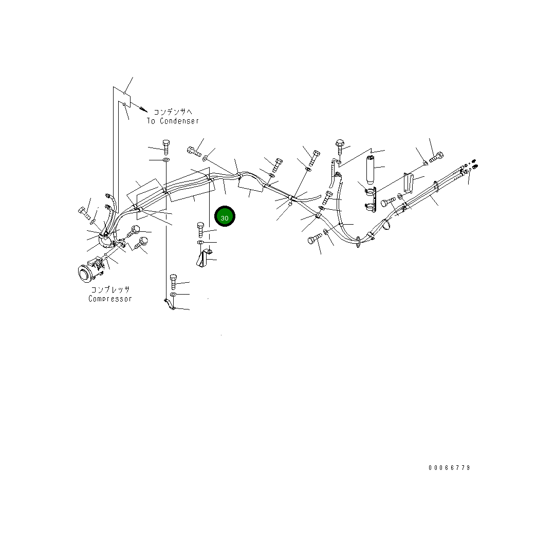 Шланг 198-911-6121 Komatsu